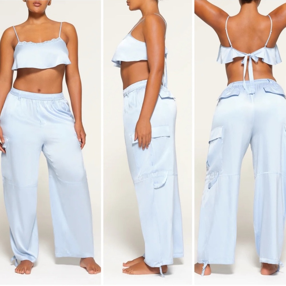 SKIMS BRIDAL SILK PANTS